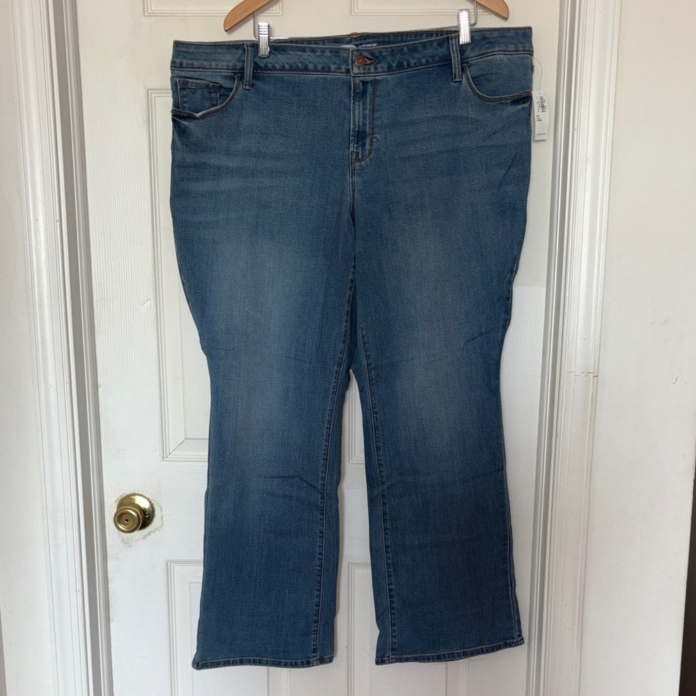 Old navy Kicker Boot Cut Jeans Blue Size 22
